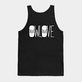 Owl Love | Eagle Owls Birds Nocturnal Animals Tank Top